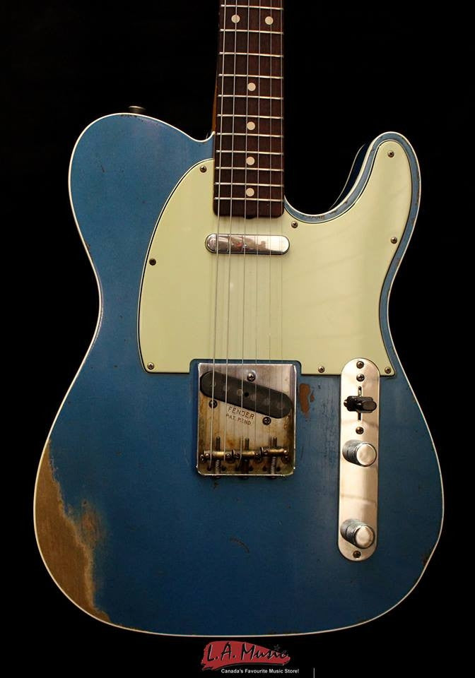 Fender Custom Shop Master Built Dale Wilson Telecaster'' Relic Lake Placid Blue 9216008098 - L.A. Music - Canada's Favourite Music Store!