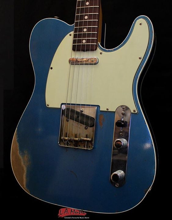 Fender Custom Shop Master Built Dale Wilson Telecaster'' Relic Lake Placid Blue 9216008098 - L.A. Music - Canada's Favourite Music Store!