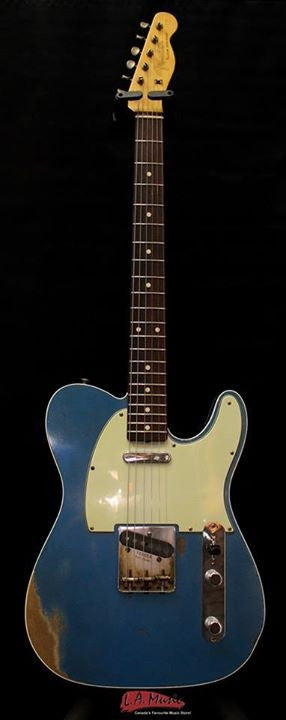 Fender Custom Shop Master Built Dale Wilson Telecaster'' Relic Lake Placid Blue 9216008098 - L.A. Music - Canada's Favourite Music Store!