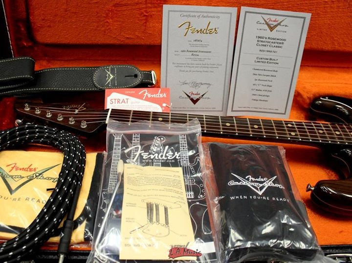 Fender Custom Shop 1960 Rosewood Stratocaster Closet Classic Natural 9231992721 - L.A. Music - Canada's Favourite Music Store!