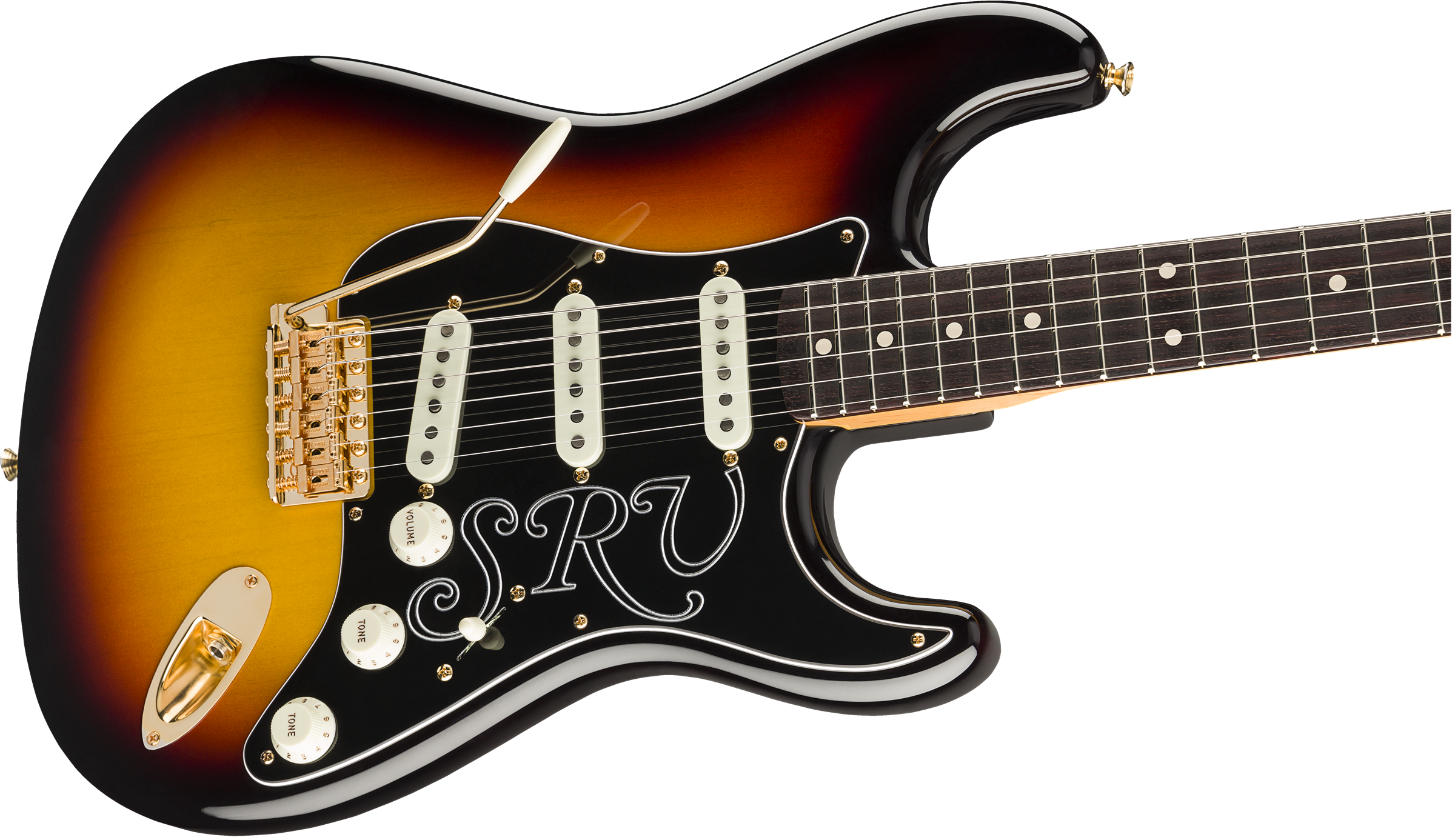 Fender Custom Shop Stevie Ray Vaughan Signature Stratocaster Rosewood Fingerboard 3-Color Sunburst f-9235000863 SERIAL NUMBER CZ545471 - 7.8 LBS