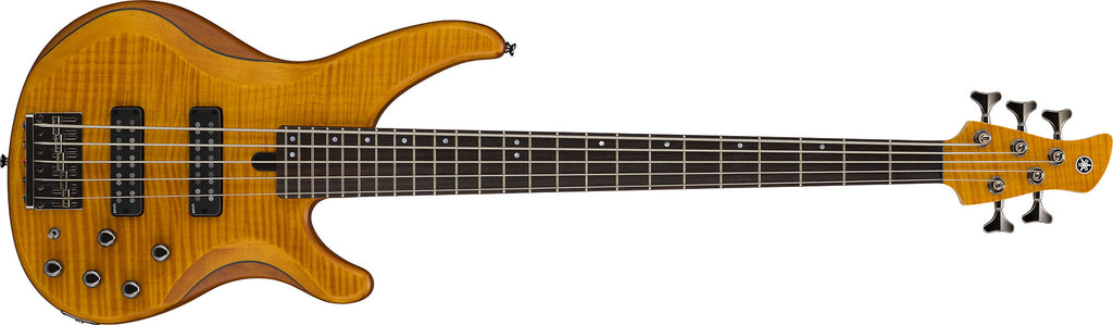 Yamaha TRBX605FM MAM 5 String Bass Matte Amber — L.A. Music
