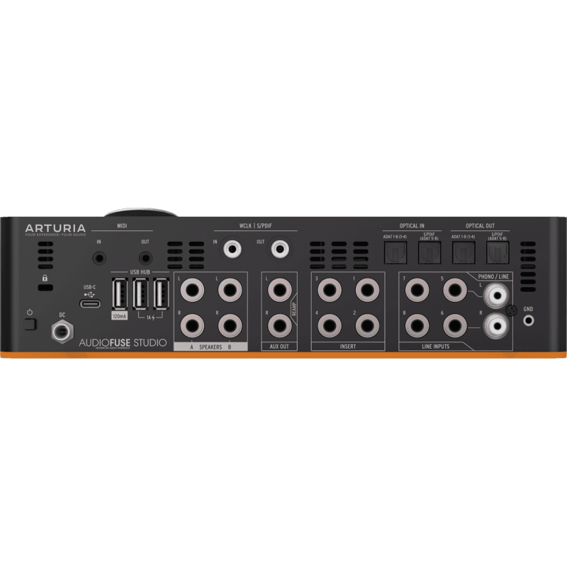 Arturia 18 In 20 Out 4 Mic Instrument Line Preamp Desktop Interface AUDIOFUSESTUDIO