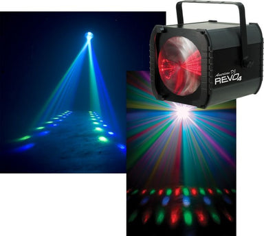 American DJ REVO4 DMX Moonflower/Strobe Fixture with 256x5mm RGBW LED - L.A. Music - Canada's Favourite Music Store!