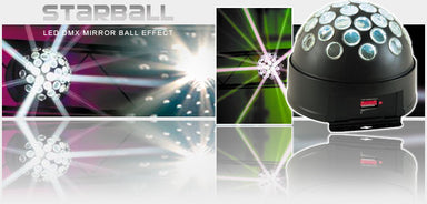American DJ STARBALLLED DMX 34 Beam Dome Effect with 3W White LED Source - L.A. Music - Canada's Favourite Music Store!