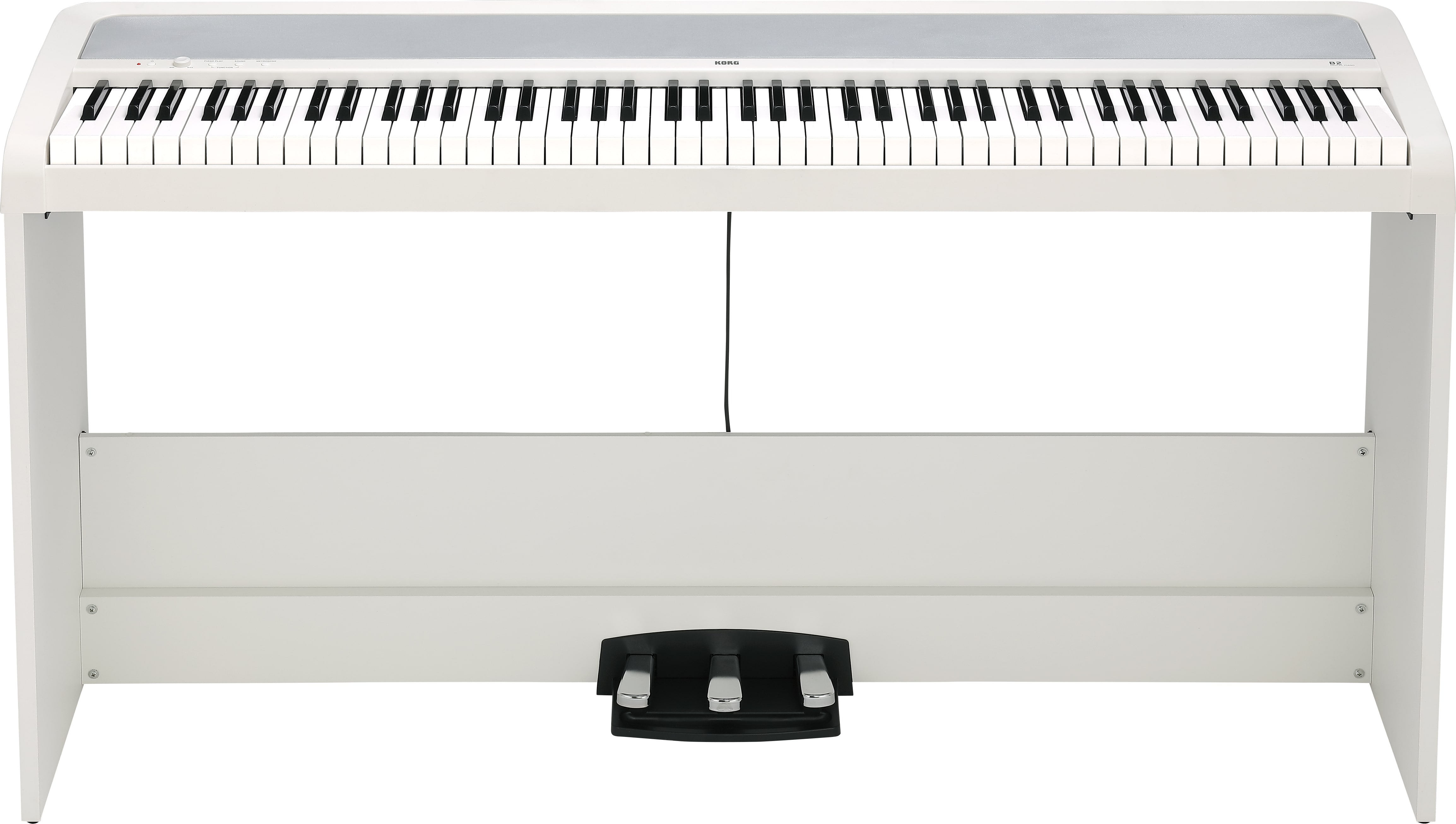 Korg 88 Key Hammer Action Stage Piano With Stand Pedal Included White B2SP-WH