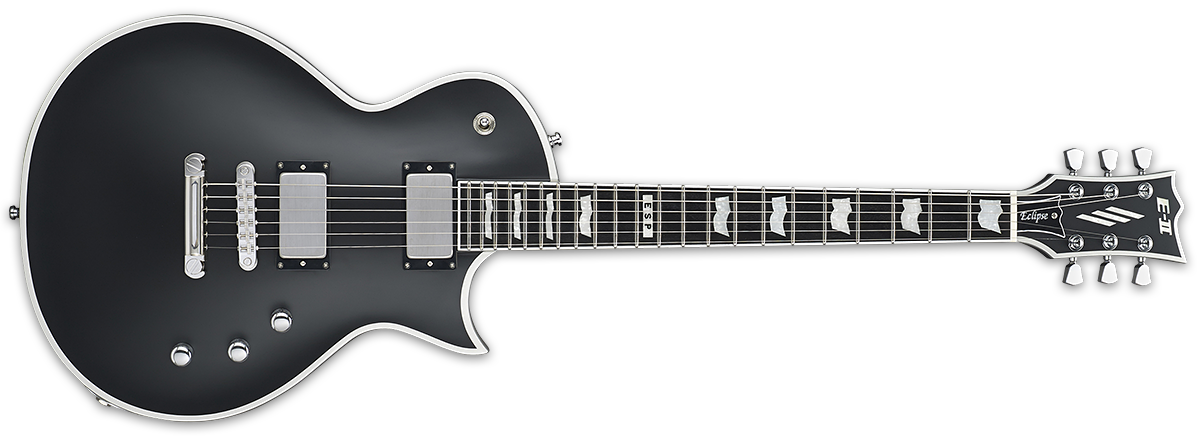 ESP E-II ECLIPSE BB IN BLACK SATIN