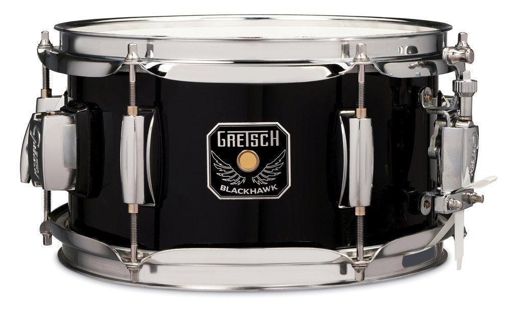 Gretsch Drums Black Hawk Mighty Mini 5.5x12 Snare w/ mount Item ID: BH-5512-BK