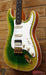 Fender Custom Shop Slab Body Stratocaster HSS Double Band Okume Flame Maple Lime Green Burst 9231006854 - L.A. Music - Canada's Favourite Music Store!