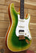 Fender Custom Shop Slab Body Stratocaster HSS Double Band Okume Flame Maple Lime Green Burst 9231006854 - L.A. Music - Canada's Favourite Music Store!