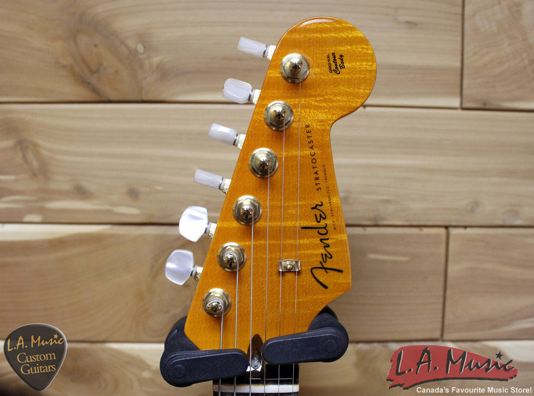 Fender Custom Shop American Custom Stratocaster Rosewood Flame Top Frostbite Fade 9231006868 - L.A. Music - Canada's Favourite Music Store!