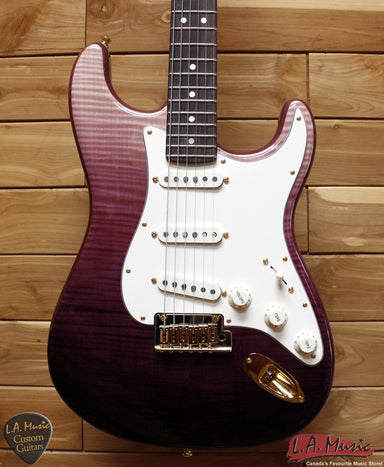 Fender Custom Shop American Custom Stratocaster Rosewood Flame Top Purple Fade 9231006865 - L.A. Music - Canada's Favourite Music Store!