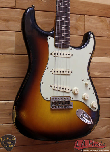 Fender Custom Shop Namm 2016 #181 Limited Edition Stratocaster Faded 3 Tone Sunburst - 9230903800 - L.A. Music - Canada's Favourite Music Store!