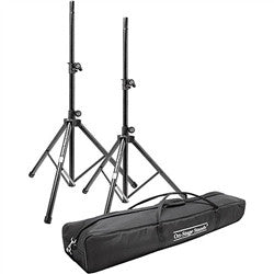 On Stage Stands OSS Speaker Stand Pack w/Bag 2x SS7761B & Bag - L.A. Music - Canada's Favourite Music Store!