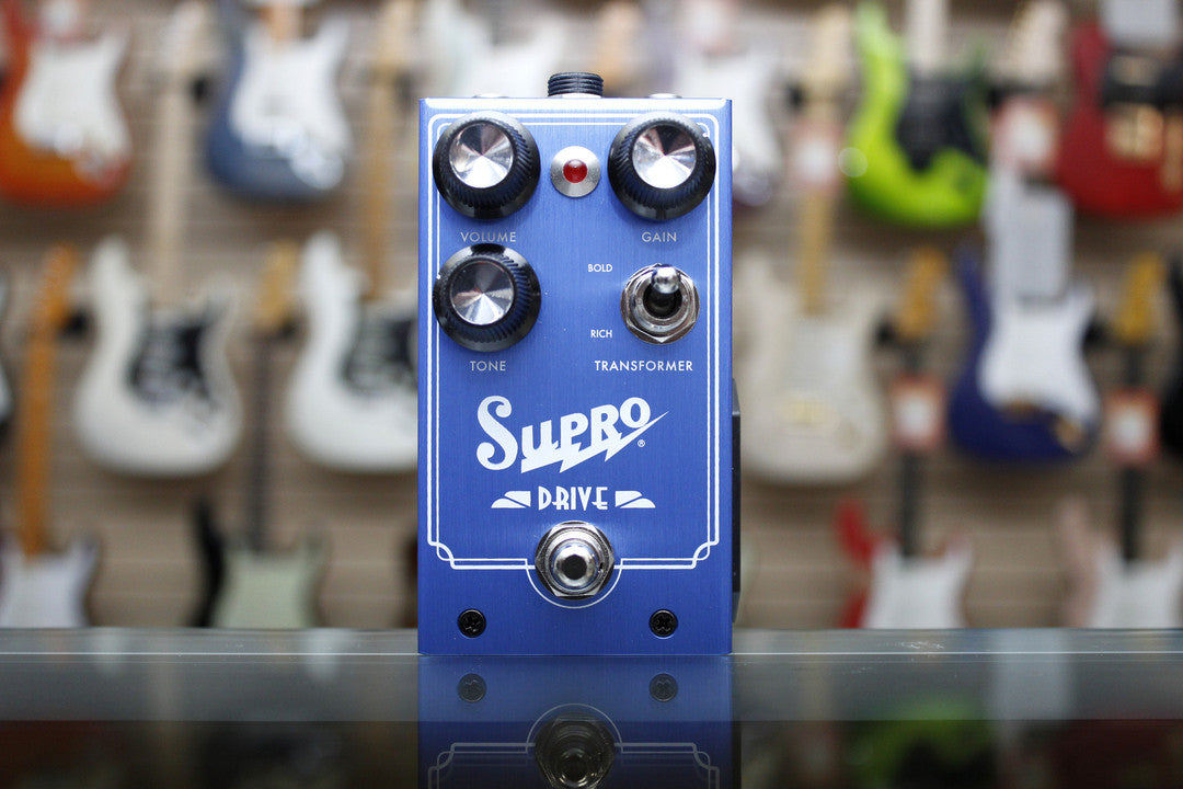 Supro Drive Effect Pedal Overdrive With Transformer & Gain Expression 1305