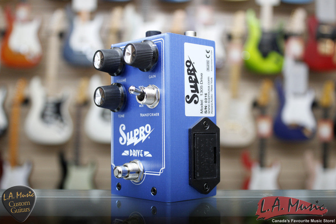 Supro Drive Effect Pedal Overdrive With Transformer & Gain Expression 1305