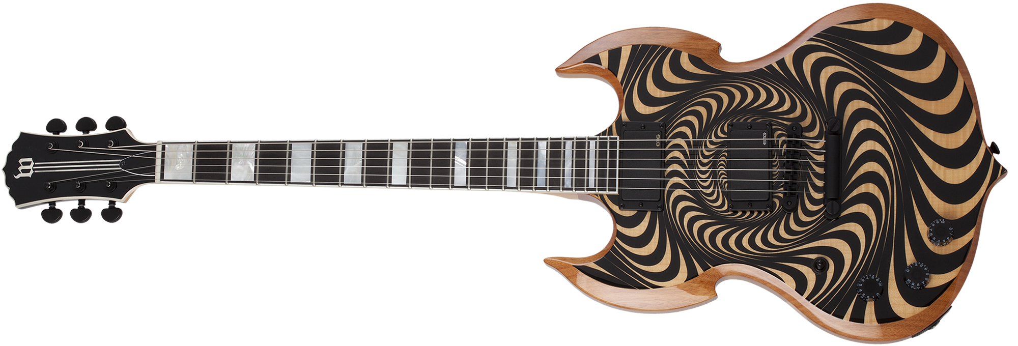 Wylde Audio Left Handed Barbarian Psychic Bullseye Rawtop LH Psychic Bullseye Rawtop 4530-SHC