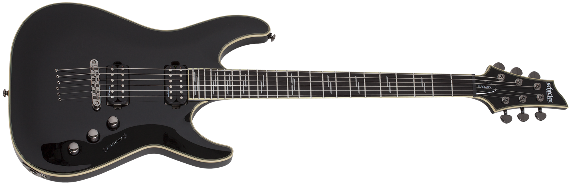Schecter C-1 Blackjack Gloss Black 2560-SHC — L.A. Music