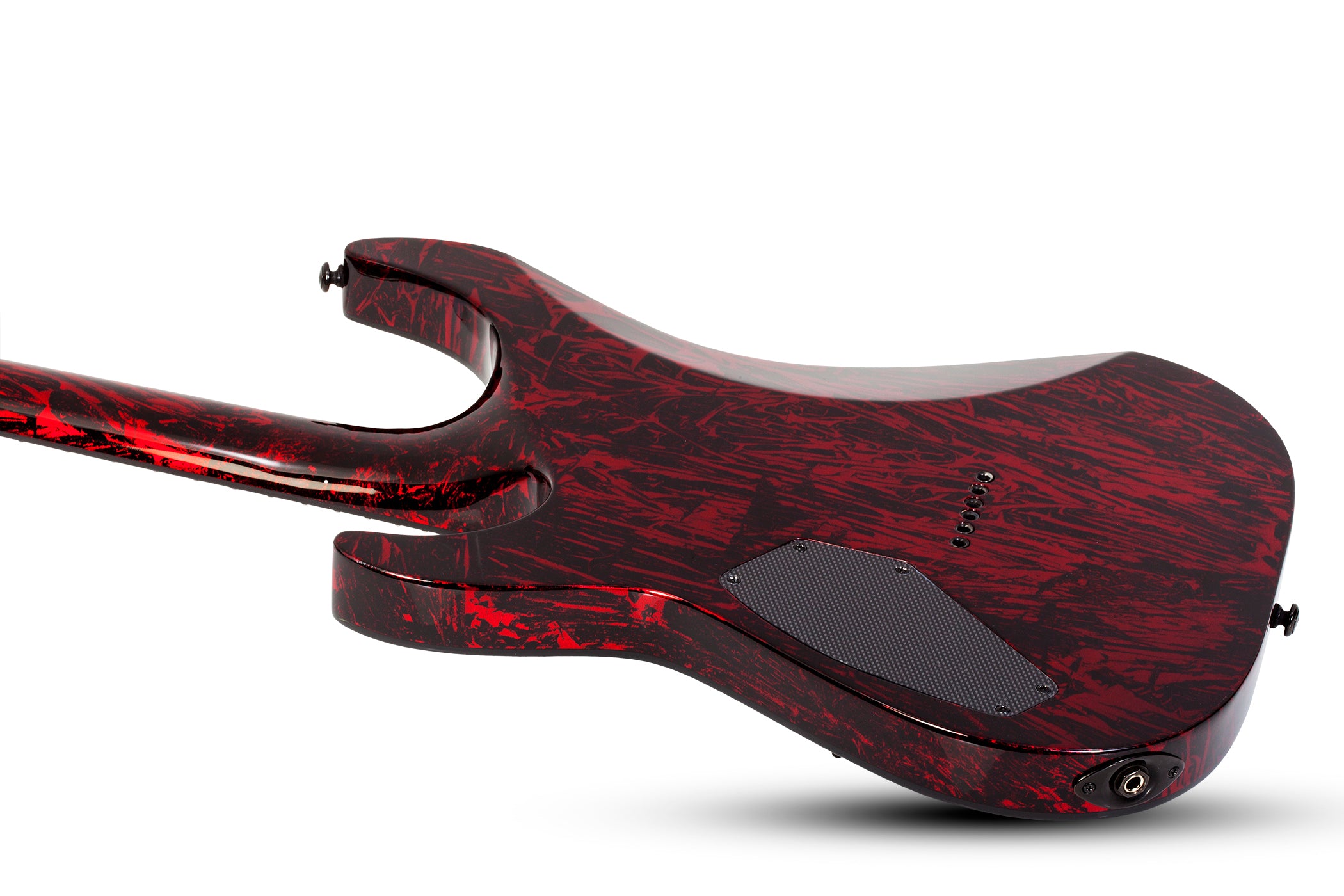 Schecter silver mountain blood moon clearance