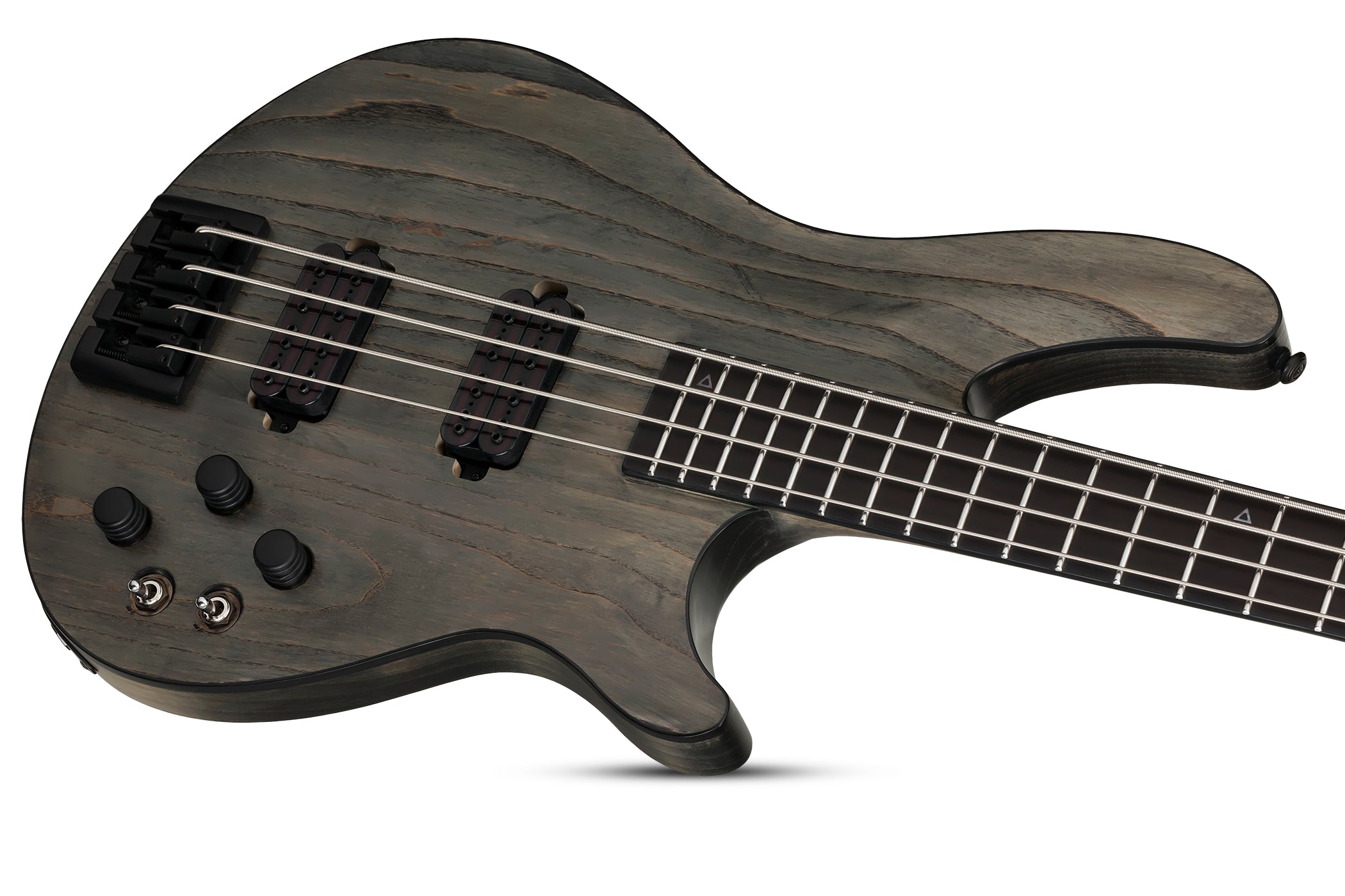 Schecter C-4 Apocalypse Rusty Grey 4 String bass Guitar item 1317-SHC