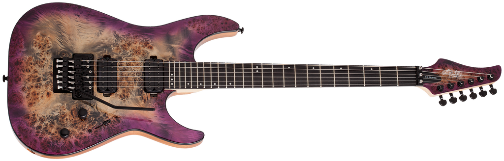 Schecter C-6 Pro FR Aurora Burst 3633-SHC — L.A. Music