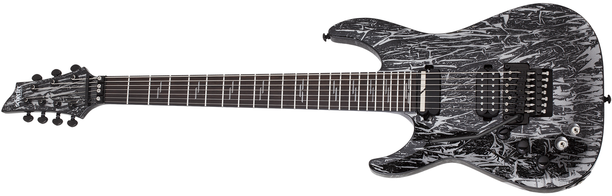 Schecter C-7 Silver Mountain FR-S Left Handed Electric Guitar, Silver Mountain 1468-SHC