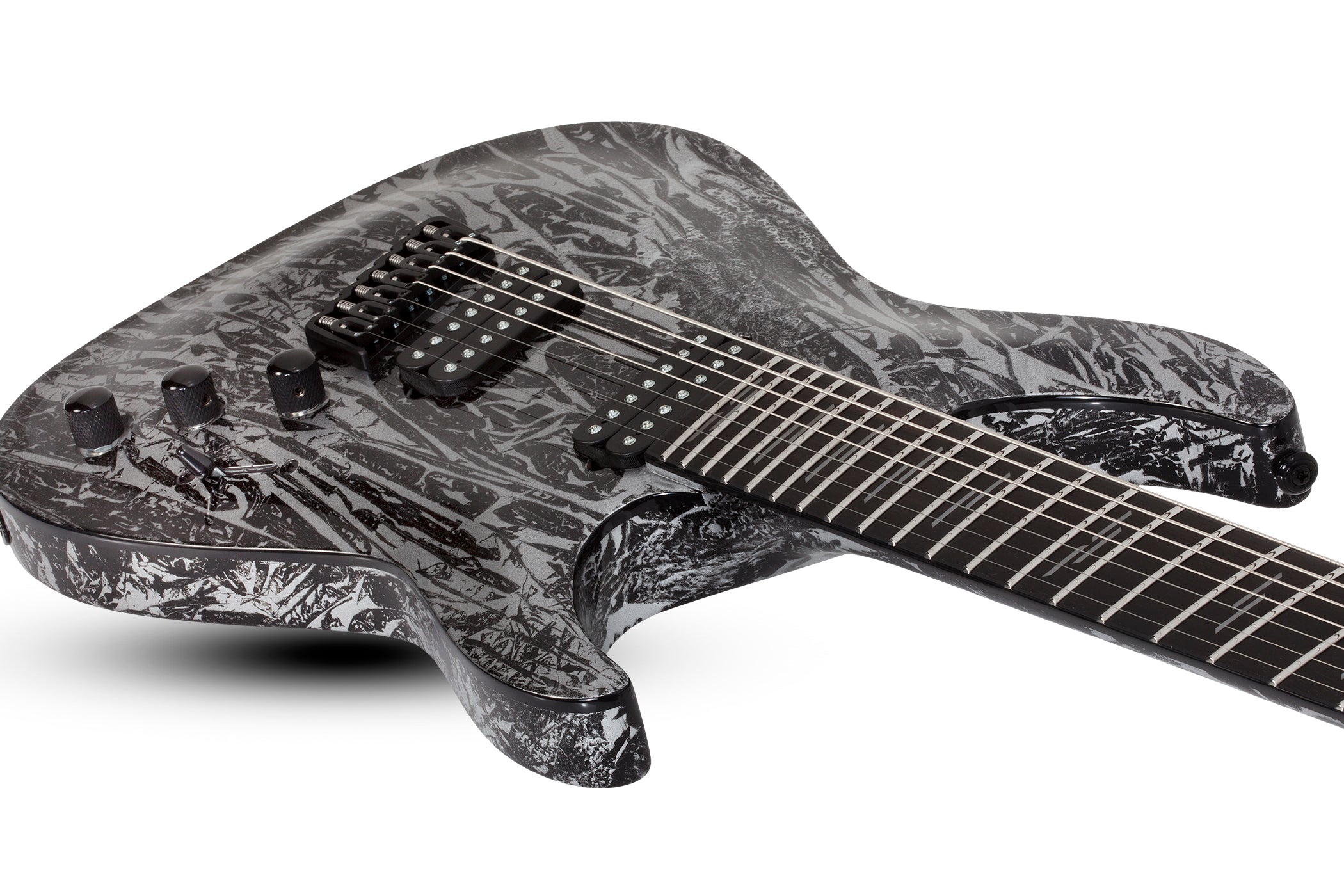 Schecter C-7 Multiscale Silver Mountain 1462-SHC