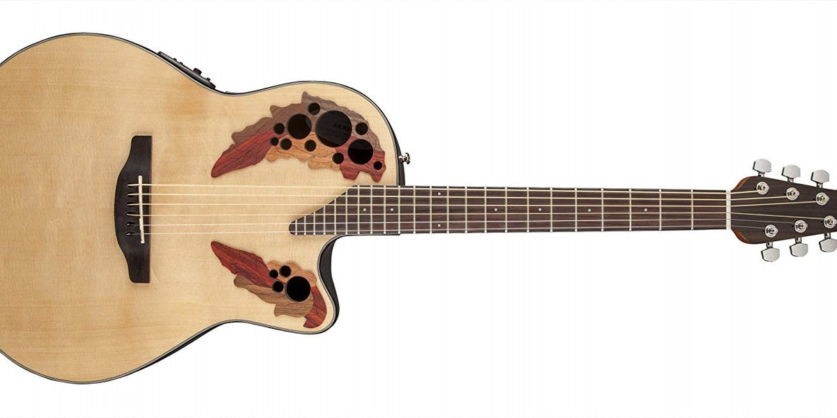 Ovation Celebrity Elite Mid-Depth Cutaway, Natural CE44-4 — L.A. Music