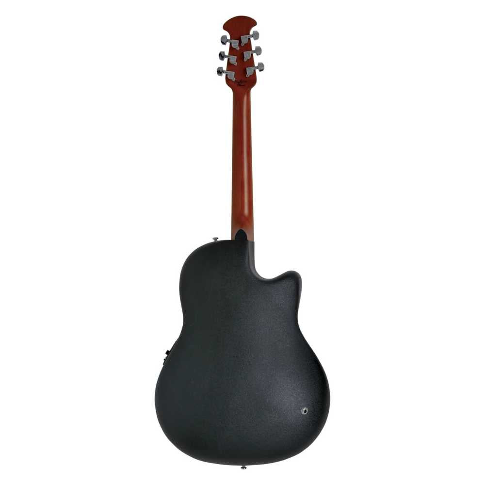 Ovation Celebrity Elite Series Acoustic/Electric Guitar Left Handed Black CE44L-5