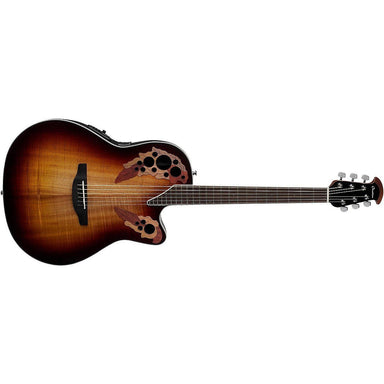 Ovation Celebrity Elite Plus Super Shallow Acoustic-Electric Guitar, Koa Burst CE48P-KOAB