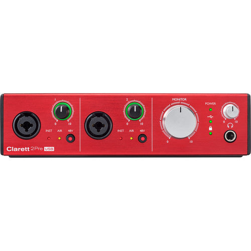 Focusrite Clarett USB 10x4 USB Audio Interface CLARETT-2PRE-USB