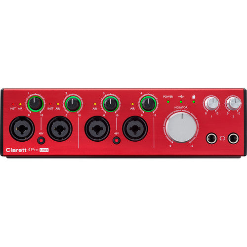 Focusrite Clarett USB 18x6 USB Audio Interface CLARETT-4PRE-USB