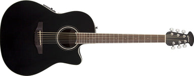 Ovation Celebrity Standard Mid-Depth Acoustic Electric Guitar, Black CS24-5