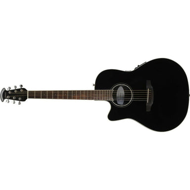 Ovation Celebrity Standard Left Handed Mid-Depth Acoustic / Electric Guitar, Black CS24L-5G