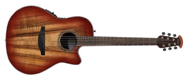 Ovation LIMITED EDITION Celebrity Exotic Mid-depth Lyrachord 6-String Acoustic Electric Guitar, Maple Myrtlewood CS24P-FMYR