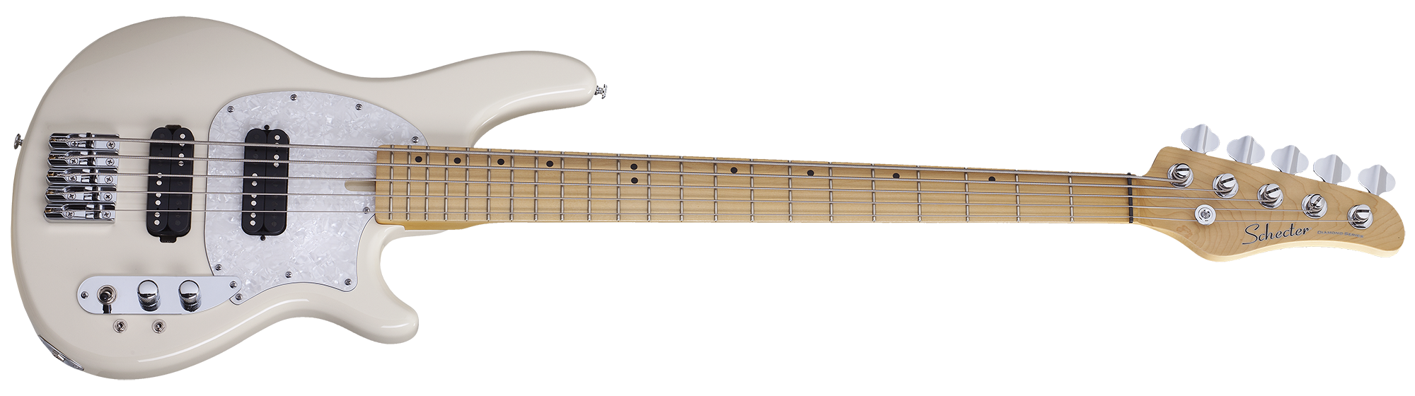 Schecter CV-5-IVY CV 5 String Bass Ivory 2495-SHC