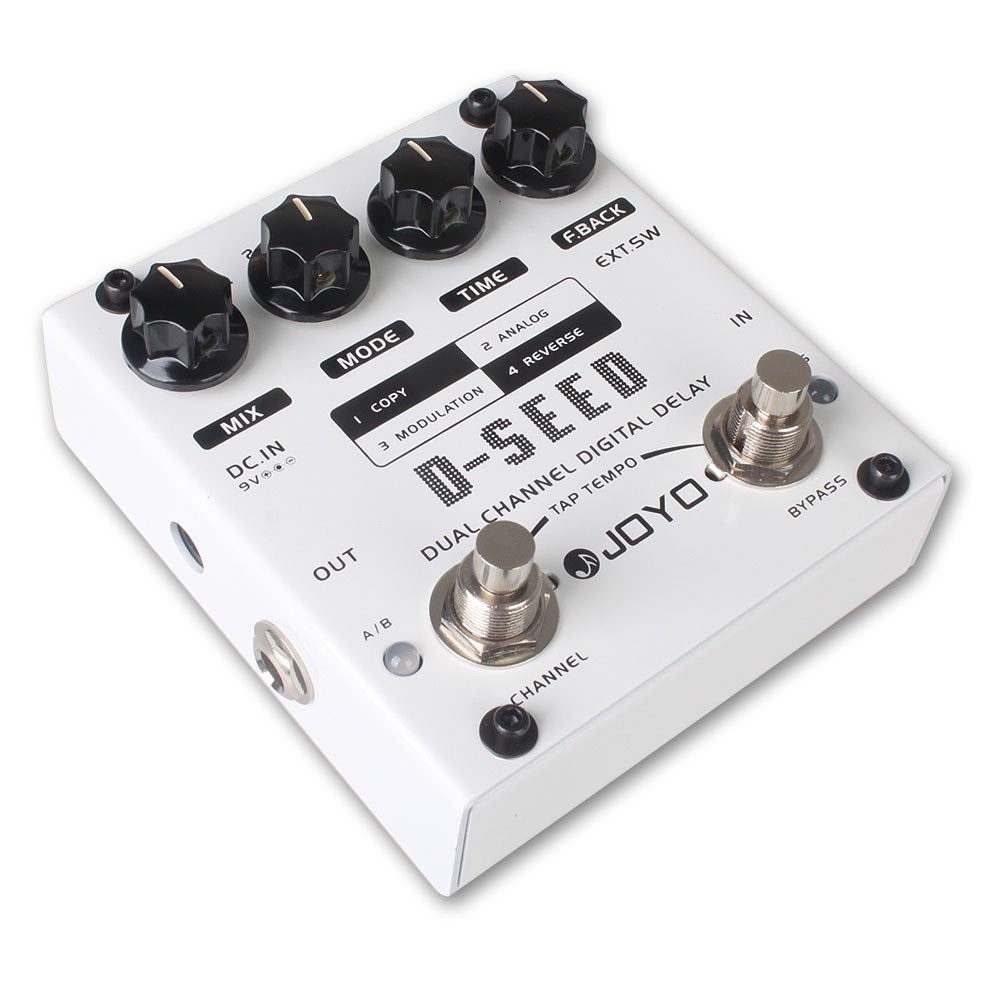 Joyo Technologies Dual Channel Digital Delay Guitar Effect Pedal 17ms-1000ms D-SEED