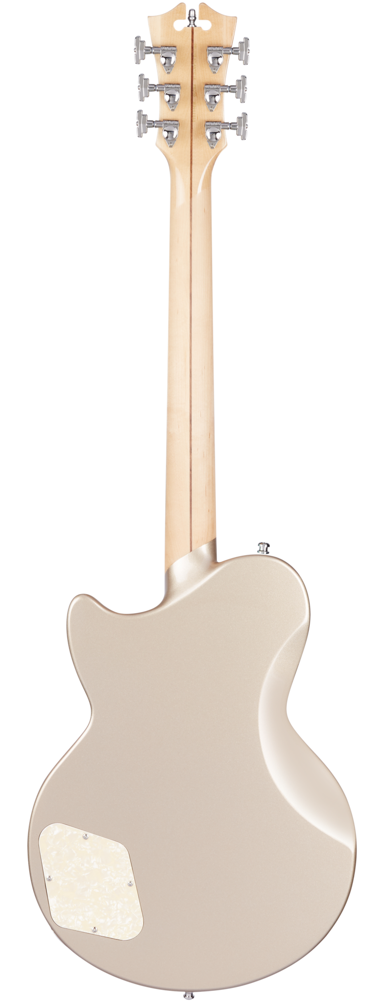 D'Angelico Deluxe Atlantic Electric Guitar With Stopbar Tailpiece, Desert Gold DADATLDSGNS