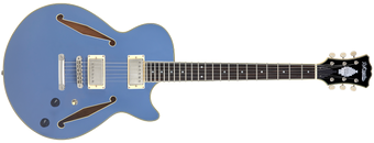 D'Angelico DAESSTSLBSNS Excel SS Tour Semi-hollowbody Electric Guitar - Slate Blue DAESSTSLBSNS