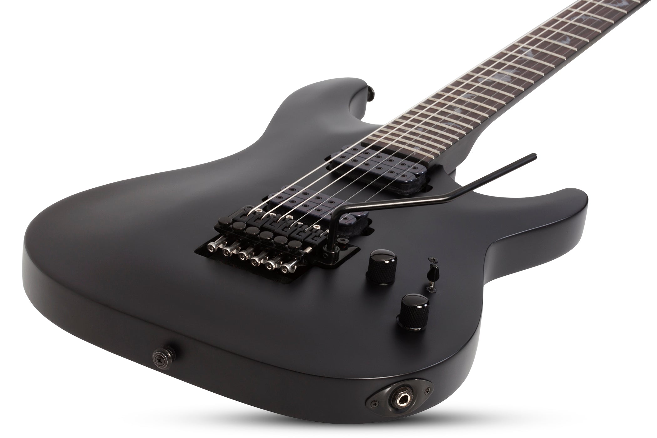 Schecter Damien 6 Floyd Rose Electric Guitar Satin Black 2471 SHC