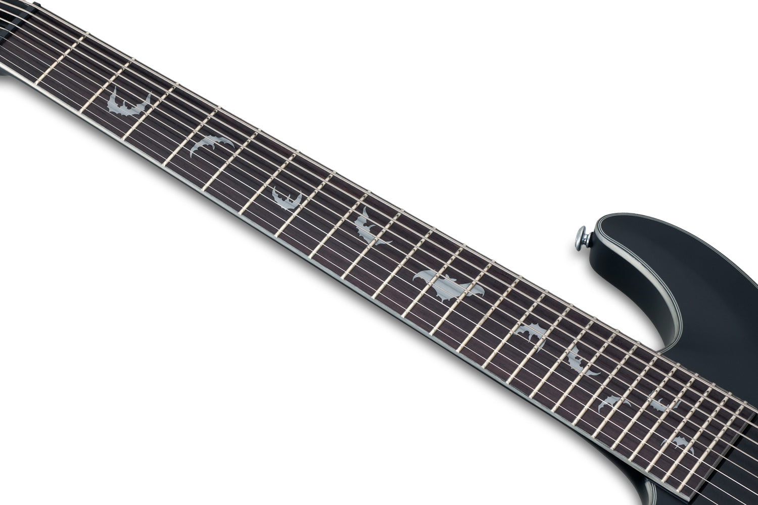 Schecter DAMIEN PTM 8 LH SBK LH Satin Black 8 String Guitar with EMG 81, 85 Pickups 1188-SHC