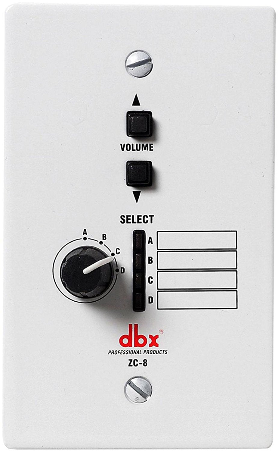 DBX Wall Mount Zone Volume Control DBXZC8V