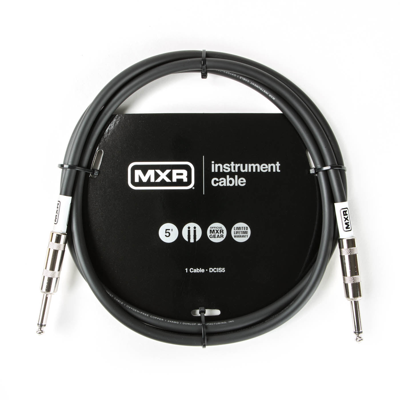 Dunlop MXR 5 foot Instrument Cable DCIS05