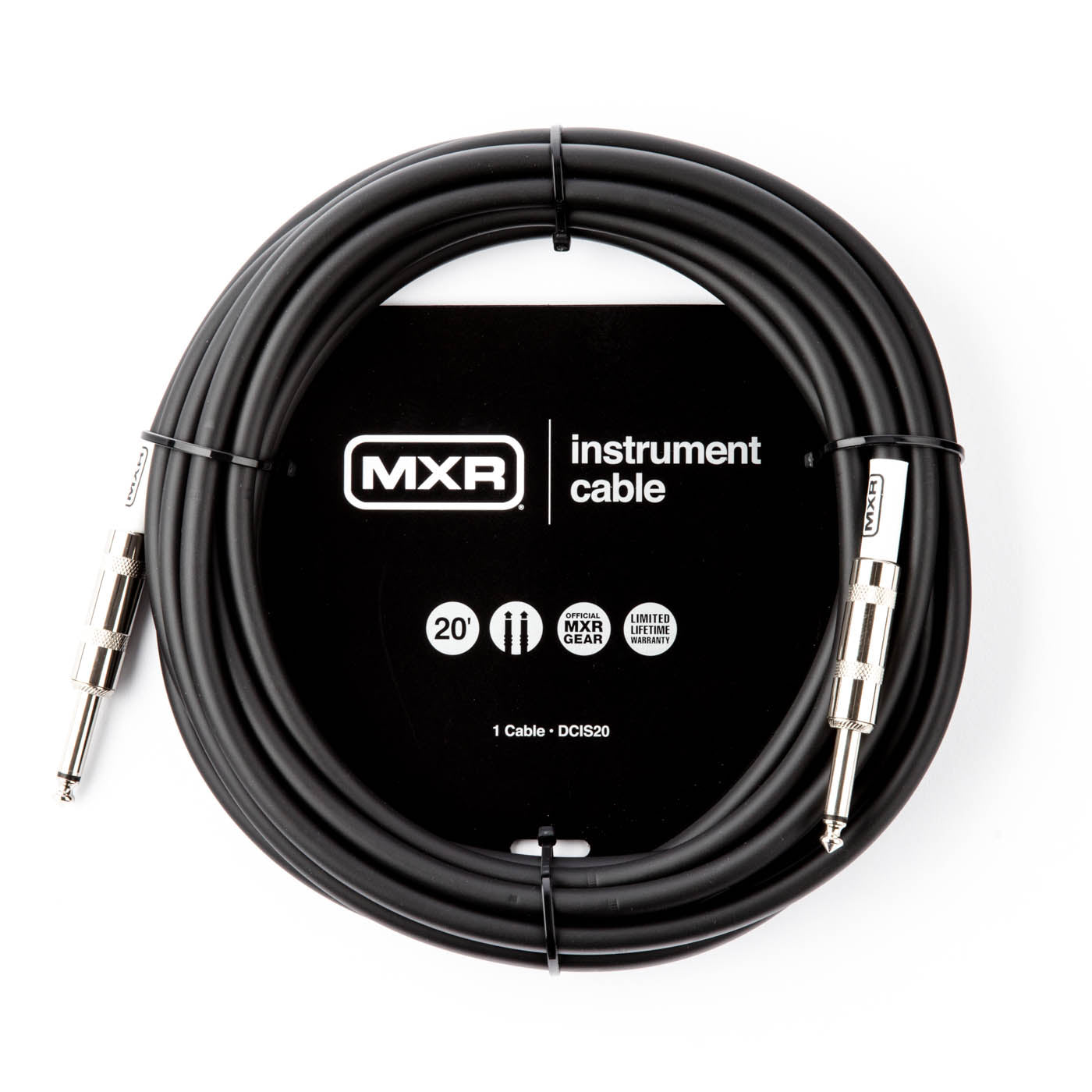 Dunlop MXR 20ft Instrument Guitar Bass Cable DCIS20