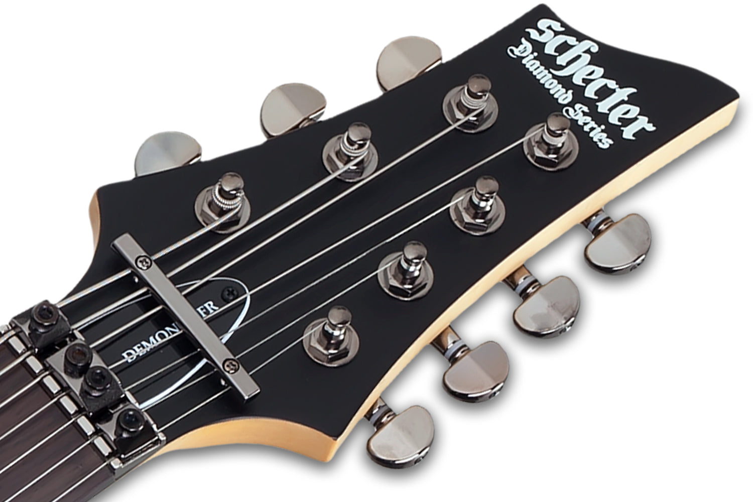 Schecter DEMON-7-FR-CRB Crimson Burst 7 String Guitar with FR and Duncan Designed HB-105 3260-SHC