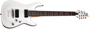 Schecter DEMON 7 VWHT Vintage White 7 String Guitar with Duncan Designed HB-105 3248-SHC