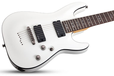 Schecter DEMON 7 VWHT Vintage White 7 String Guitar with Duncan Designed HB-105 3248-SHC