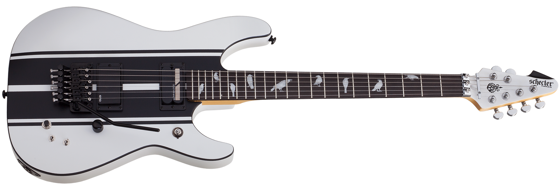 Schecter DJ Ashba Satin White 279-SHC — L.A. Music