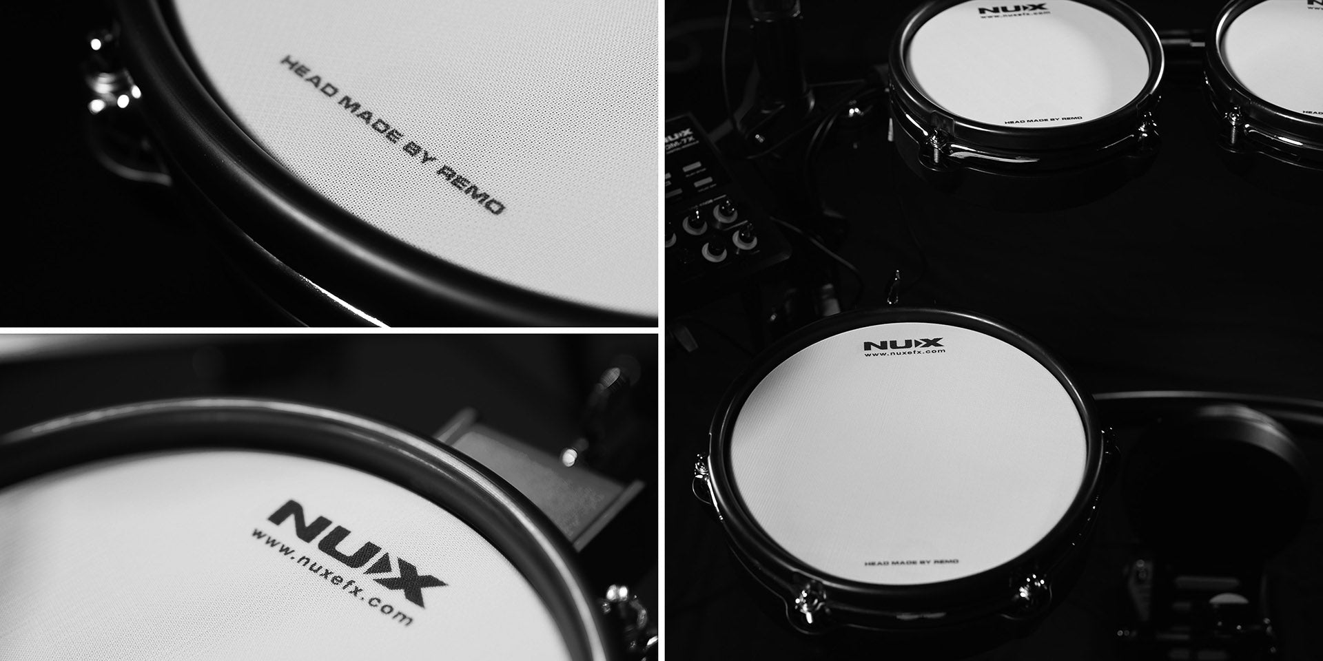 NUX Full Mesh Digital Electronic Drum Set DM-7X