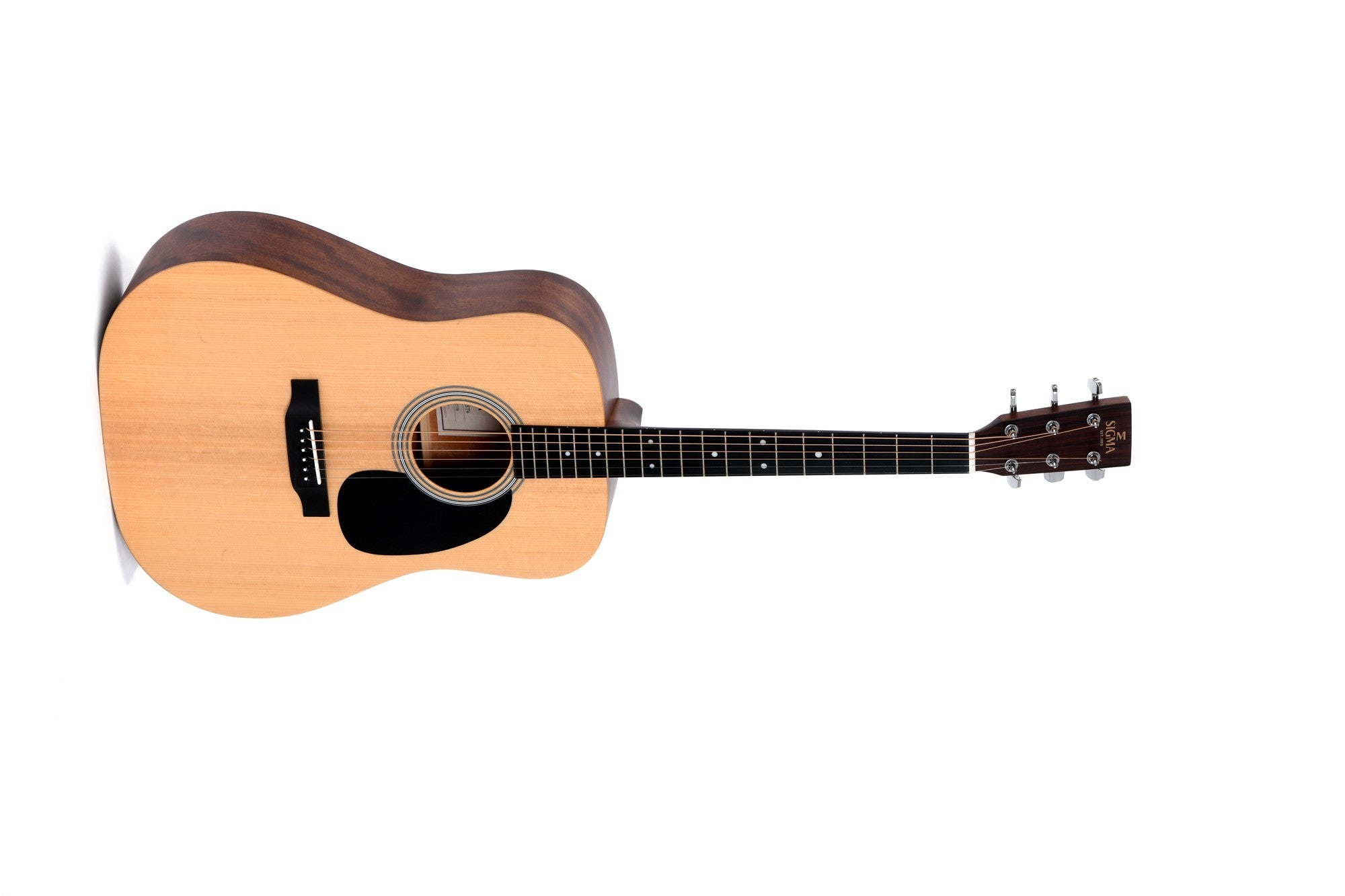 Sigma Guitars Dreadnought Acoustic Guitar, Natural DM-ST+